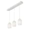 Afx Callie 3 Light Linear Pendant - White CALP05WHLNR3 - alternate 1